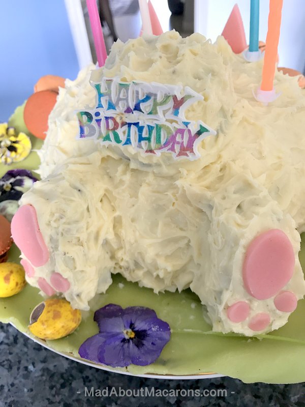 A Delicious Easter Bunny Butt Cake Recipe - Honey + Lime